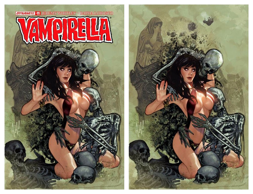 VAMPIRELLA #11 ADAM HUGHES TRADE/VIRGIN VARIANT SETS