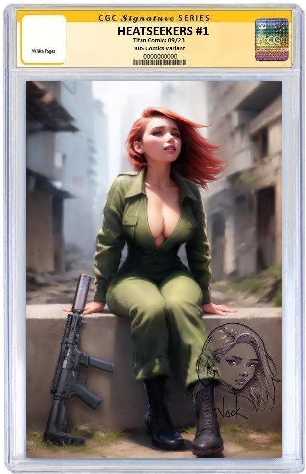 HEAT SEEKER GUN HONEY SERIES #1 WILL JACK VIRGIN VARIANT LIMITED TO 750 COPIES CGC REMARK PREORDER