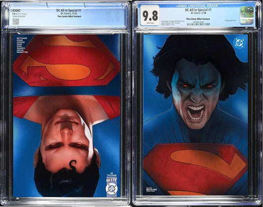 DC ALL IN SPECIAL #1 BEN OLIVER SUPER MAN NYCC 2026 FOIL VARIANT LIMITED TO 1200 COPIES CGC 9.8 PREORDER