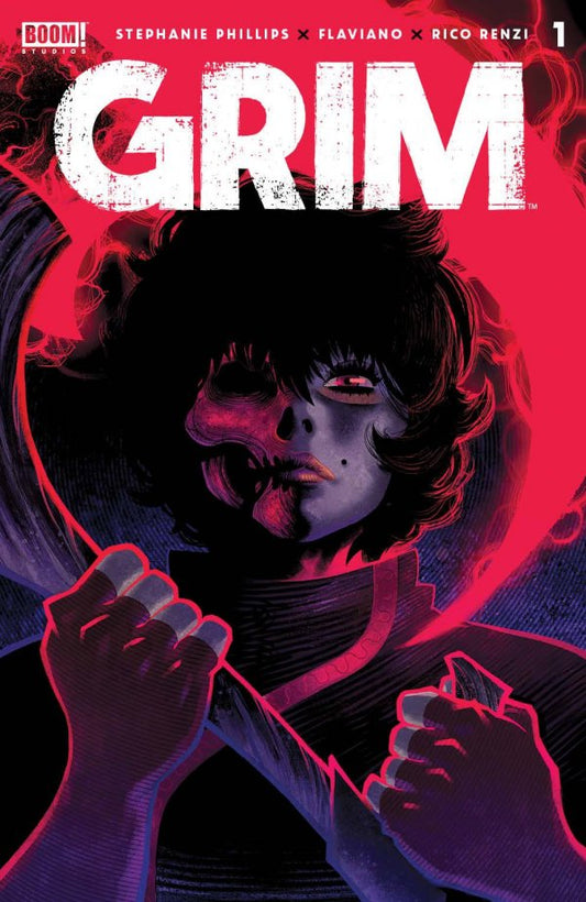 GRIM #1 CVR A FLAVIANO 1ST PRINT
