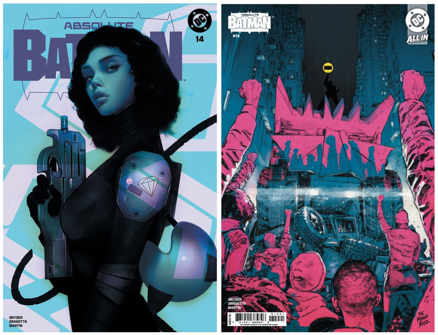 ABSOLUTE BATMAN #14 BEN OLIVER VARIANT LIMITED TO 800 COPIES + 1:25 VARIANT