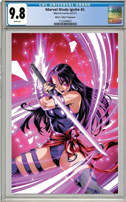 MARVEL RIVALS IGNITE #1 GODTAIL SDCC 2025 VIRGIN VARIANT LIMITED TO 600 COPIES CGC 9.8 PREORDER