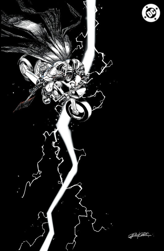 ABSOLUTE BATMAN #8 REDCODE SDCC 2025 B&W VIRGIN VARIANT LIMITED TO 600 COPIES