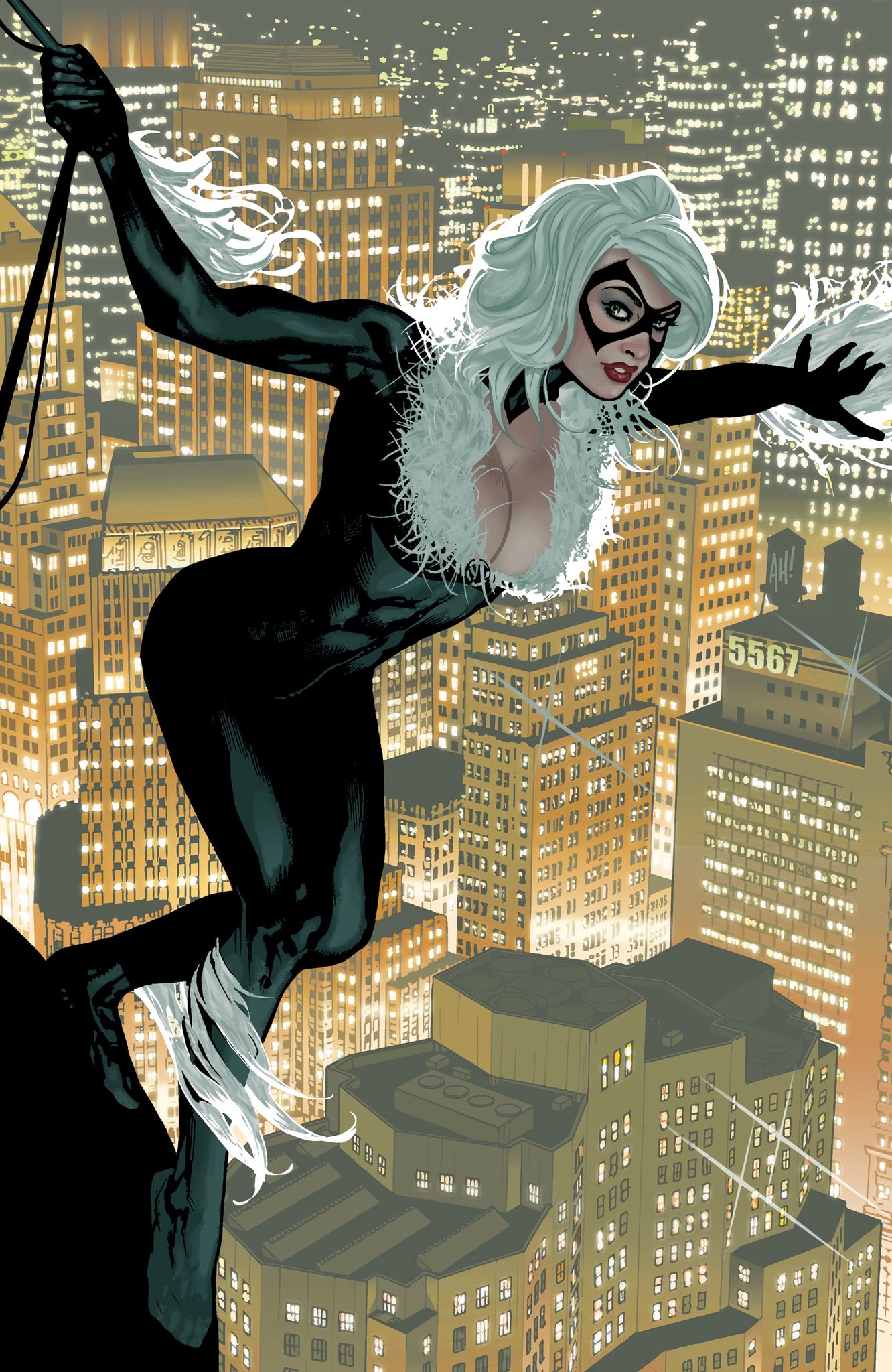 BLACK CAT #1 ADAM HUGHES VIRGIN VARIANT LIMITED TO 500 COPIES