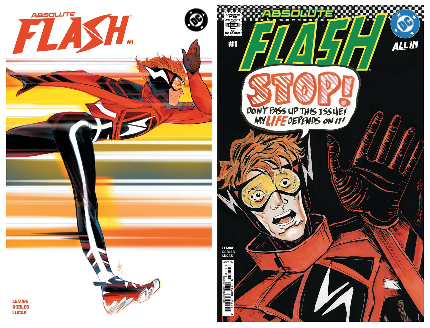 ABSOLUTE FLASH #1 OTTO SCHMIDT VARIANT LIMITED TO 800 COPIES + 1:25 VARIANT