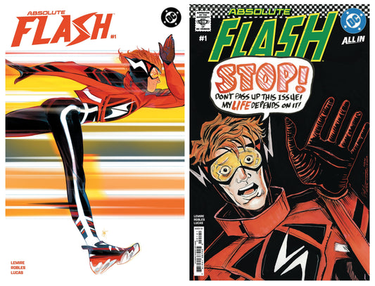 ABSOLUTE FLASH #1 OTTO SCHMIDT VARIANT LIMITED TO 800 COPIES + 1:25 VARIANT