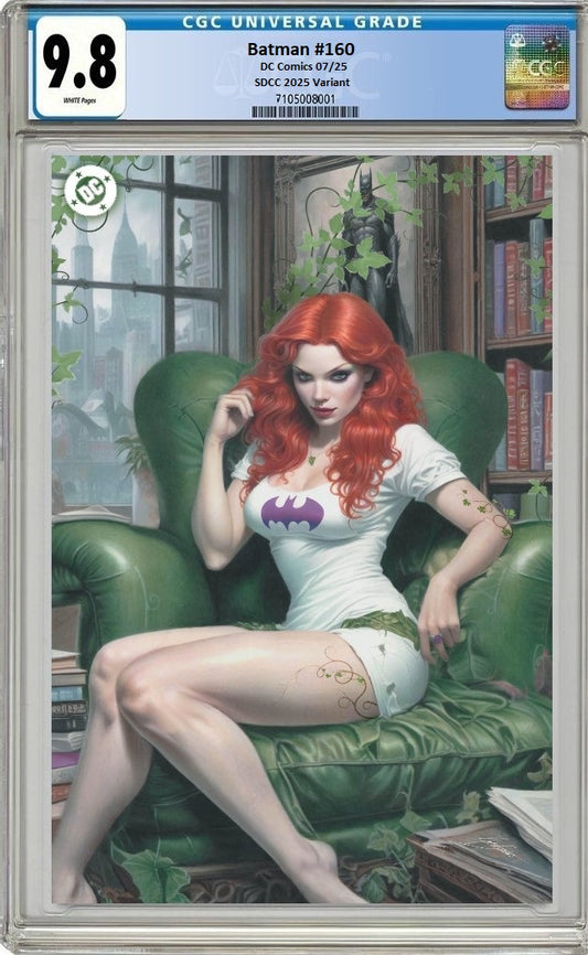 BATMAN #160 NATALI SANDERS SDCC 2025 VIRGIN VARIANT LIMITED TO 600 COPIES CGC 9.8 PREORDER