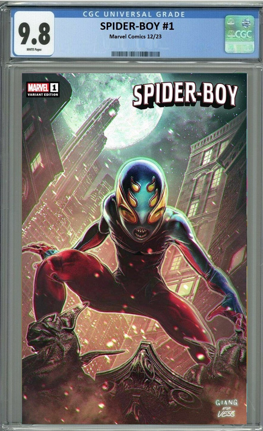 SPIDER-BOY #1 JOHN GIANG VARIANT LIMITED TO 1200 COPIES WITH NUMBERED COA CGC 9.8 PREORDER