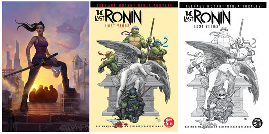 TMNT LAST RONIN LOST YEARS #5 AARON BARTLING VARIANT LIMITED TO 777 COPIES WITH NUMBERED COA + 1:25 & 1:50 FRANK CHO VARIANTS