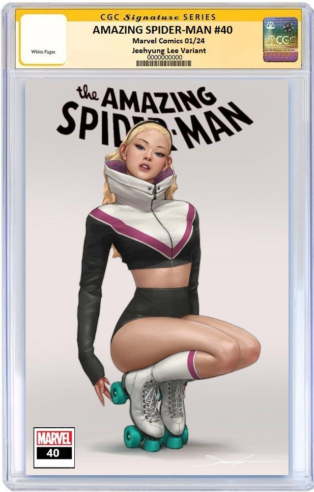 AMAZING SPIDER-MAN #40 JEEHYUNG LEE TRADE DRESS VARIANT LIMITED TO 3000 COPIES CGC SS PREORDER