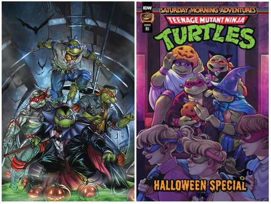 TMNT SATURDAY MORNING ADV HALLOWEEN SPECIAL #1 RAYMOND GAY NYCC 2023 VIRGIN VARIANT LIMITED TO 1000 COPIES + 1:10 VARIANT