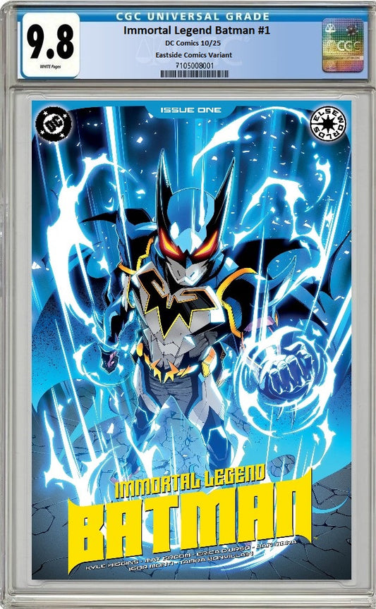 IMMORTAL LEGEND BATMAN #1 GODTAIL VARIANT LIMITED TO 800 COPIES CGC 9.8 PREORDER