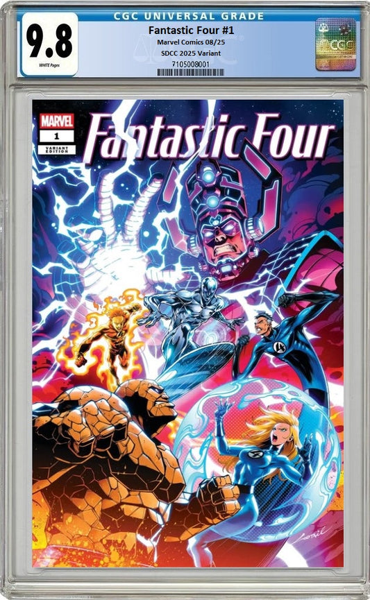 FANTASTIC FOUR #1 GODTAIL SDCC 2025 VARIANT LIMITED TO 1000 COPIES CGC 9.8 PREORDER