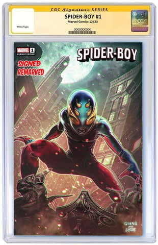 SPIDER-BOY #1 JOHN GIANG VARIANT LIMITED TO 1200 COPIES WITH NUMBERED COA CGC REMARK PREORDER