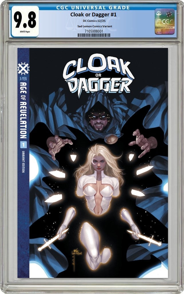 CLOAK OR DAGGER #1 INHYUK LEE VARIANT LIMITED TO 500 COPIES CGC 9.8 PREORDER