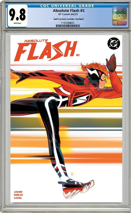 ABSOLUTE FLASH #1 OTTO SCHMIDT VARIANT LIMITED TO 800 COPIES CGC 9.8 PREORDER