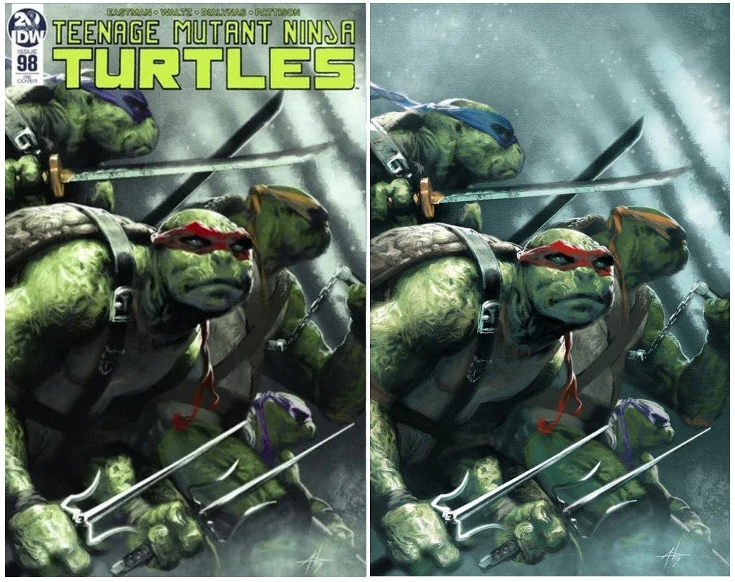 TEENAGE MUTANT NINJA TURTLES #98 GABRIELE DELL'OTTO TRADE DRESS/VIRGIN VARIANT SET LIMITED TO 500 SETS