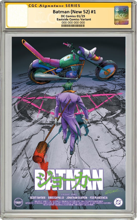 BATMAN (NEW 52) #1 REDCODE 'JOKER AKIRA HOMAGE' LIMITED TO 2000 COPIES CGC REMARK PREORDER