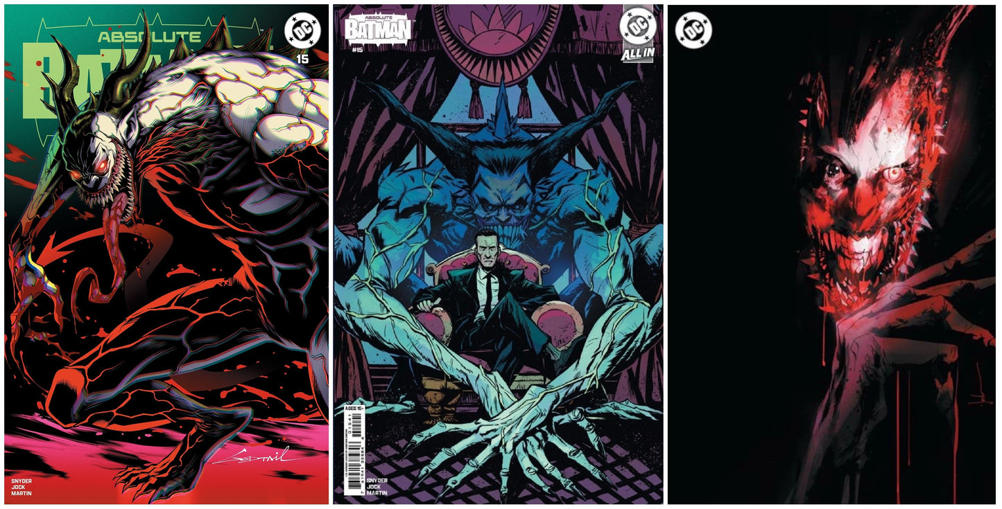ABSOLUTE BATMAN #15 GODTAIL VARIANT LIMITED TO 800 COPIES + 1:25 & 1:50 VARIANTS