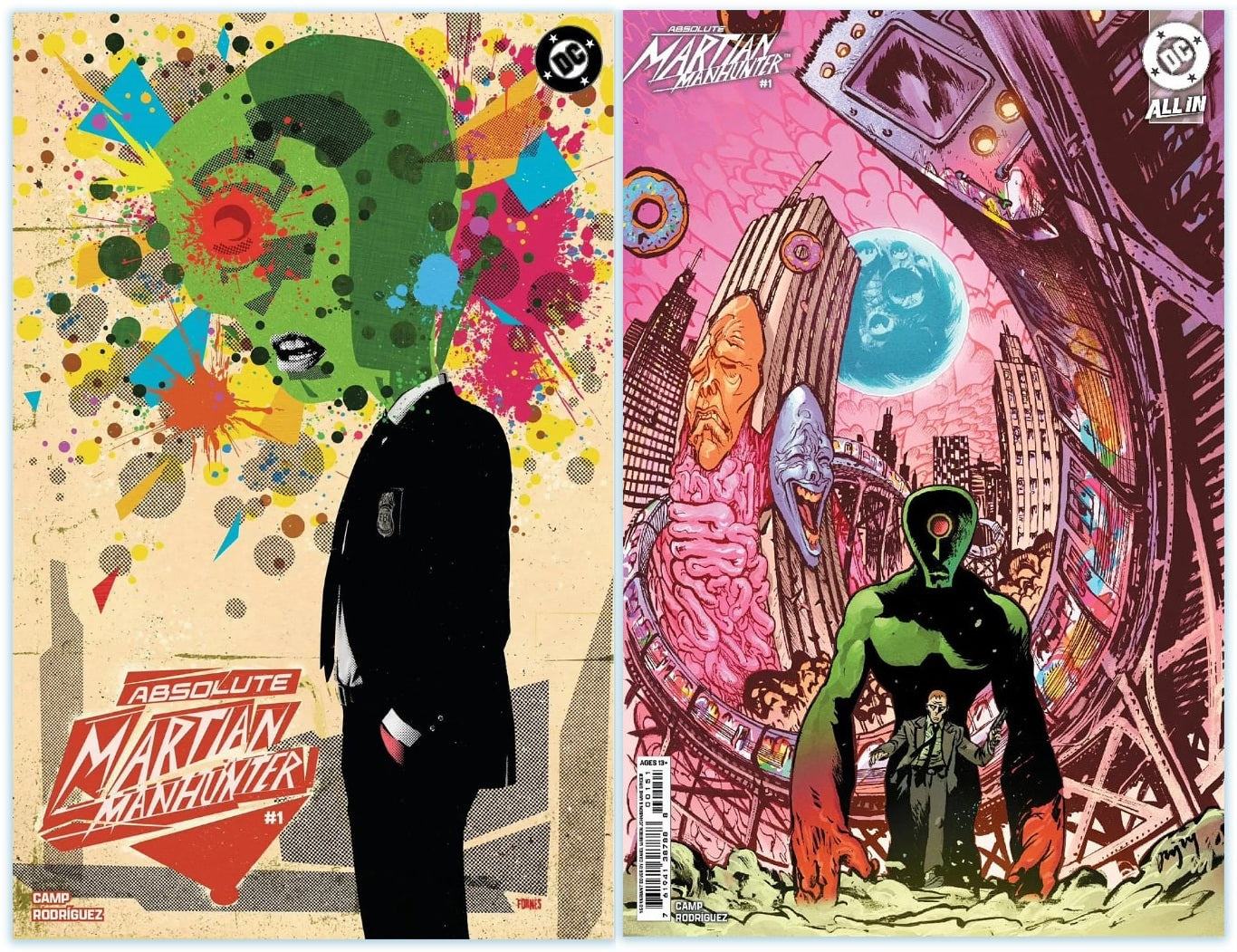 ABSOLUTE MARTIAN MANHUNTER #1 JORGE FORNES VARIANT LIMITED TO 800 COPIES + 1:50 VARIANT