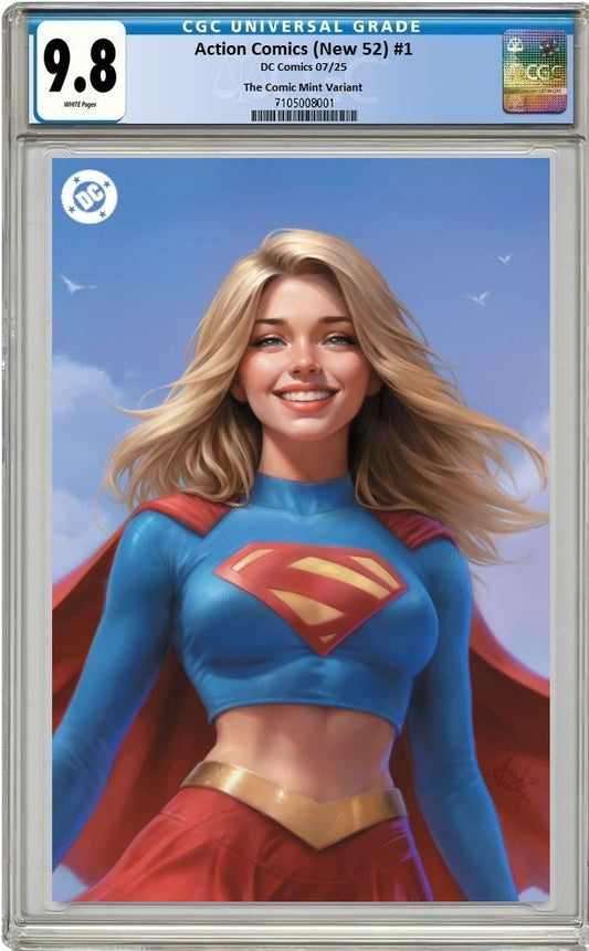 ACTION COMICS (NEW 52) #1 WILL JACK ZOOMED IN VIRGIN VARIANT LIMITED TO 1000 COPIES CGC 9.8 PREORDER