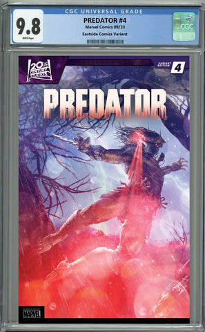 PREDATOR #4 RAHZZAH VARIANT LIMITED TO 500 COPIES WITH NUMBERED COA CGC 9.8 PREORDER