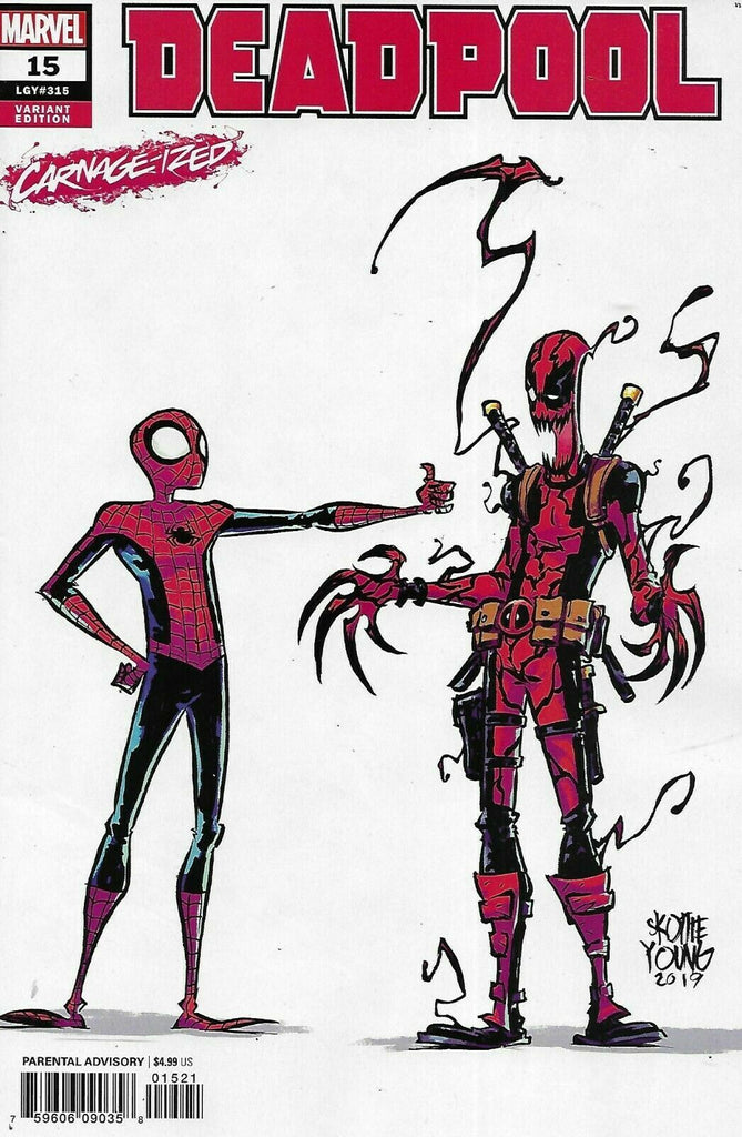 DEADPOOL #15 SKOTTIE YOUNG CARNAGE-IZED VARIANT