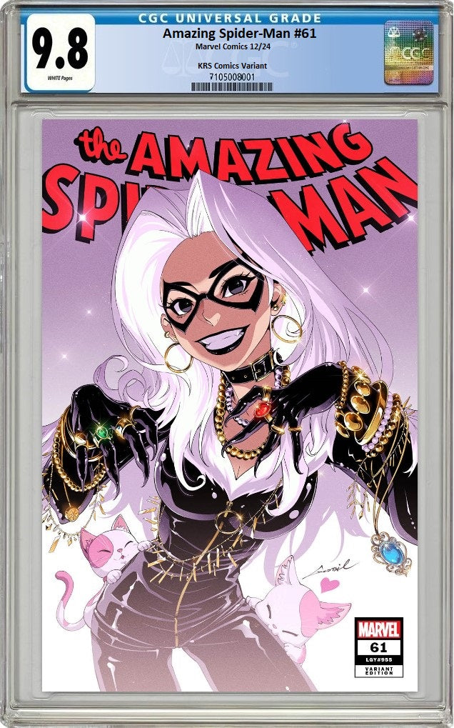 AMAZING SPIDER-MAN #61 GODTAIL VARIANT LIMITED TO 500 COPIES WITH NUMBERED COA CGC 9.8 PREORDER