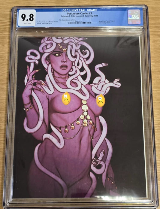 PENTHOUSE COMICS #3 JENNY FRISON NSFW COLOUR VARIANT LIMITED TO 500 COPIES CGC 9.8