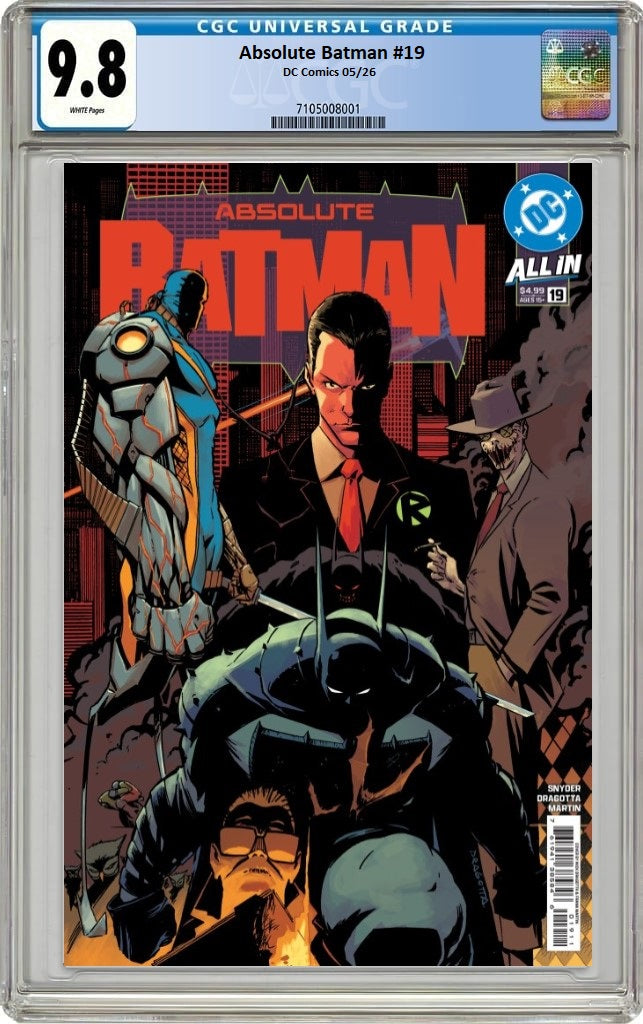 ABSOLUTE BATMAN #19 CVR A NICK DRAGOTTA CGC 9.8 PREORDER
