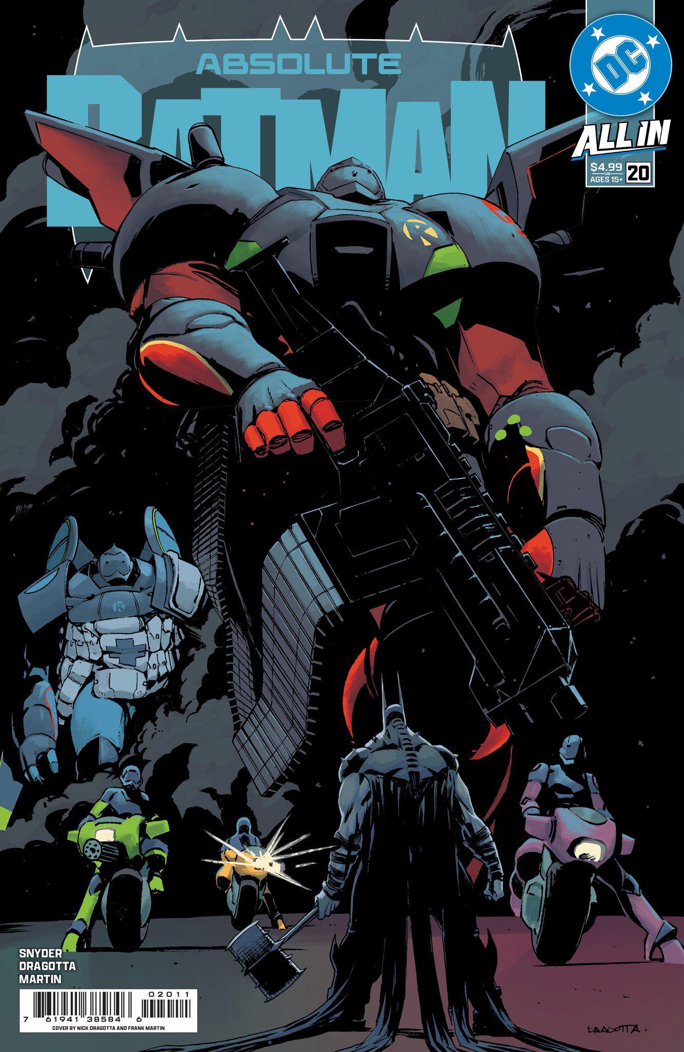 13/05/2026 ABSOLUTE BATMAN #20 CVR A NICK DRAGOTTA