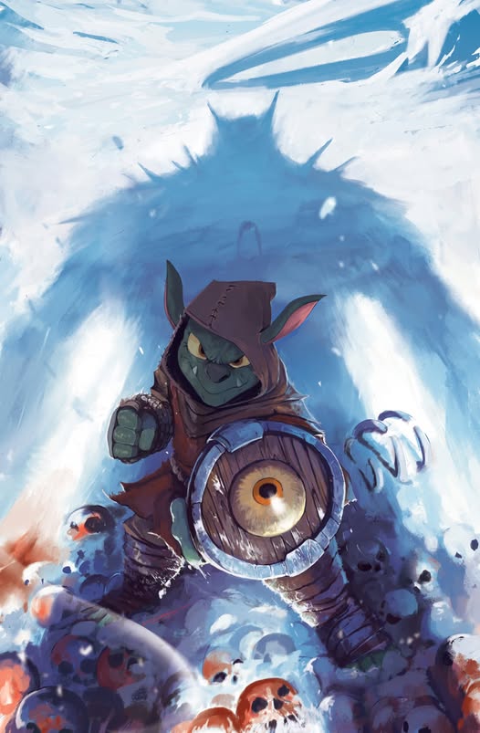 D'ORC #1 3RD PTG KEVIN MALLQUI (SEEKEVDRAW) VIRGIN VARIANT LIMITED TO 450 COPIES