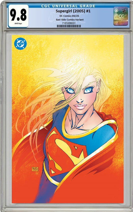SUPERGIRL (2005) #1 MICHAEL TURNER MEGACON VIRGIN FOIL VARIANT LIMITED TO 450 COPIES CGC 9.8 PREORDER