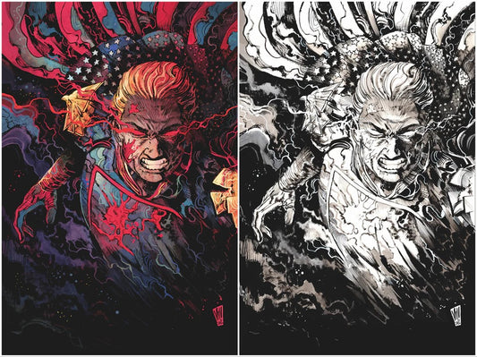 THE BOYS #1 VICENZO RICCARDI HOMELANDER VIRGIN VARIANT SET LIMITED TO 250 SETS WITH NUMBERED COA