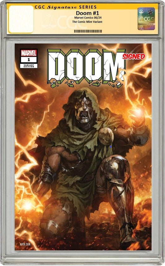 DOOM #1 SUPER RARE SKAN HOMAGE VARIANT LIMITED TO ONLY 300 COPIES WITH NUMBERED COA CGC SS PREORDER