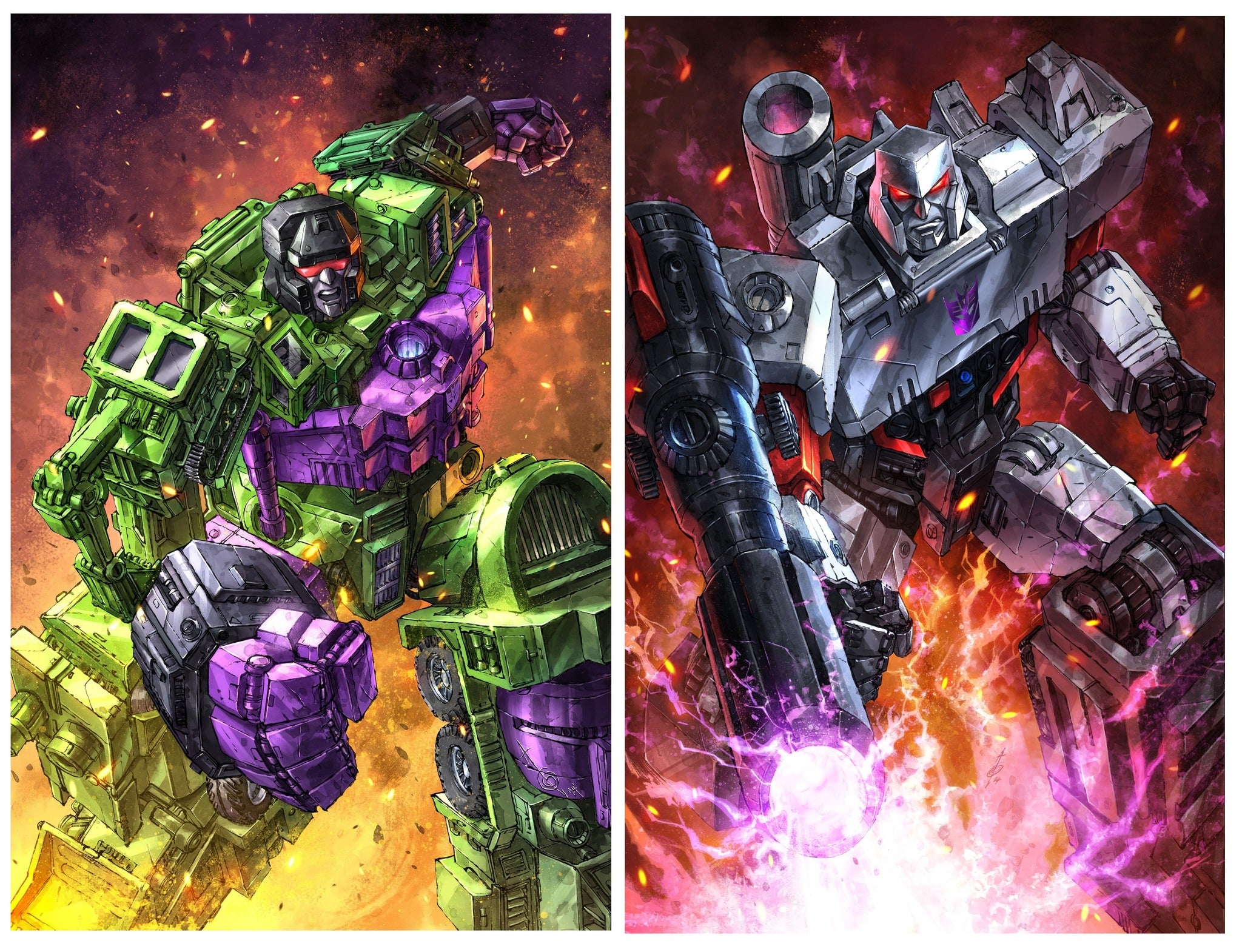 TRANSFORMERS #13 ALAN QUAH DEVASTATOR/MEGATRON VARIANT SET LIMITED TO ...