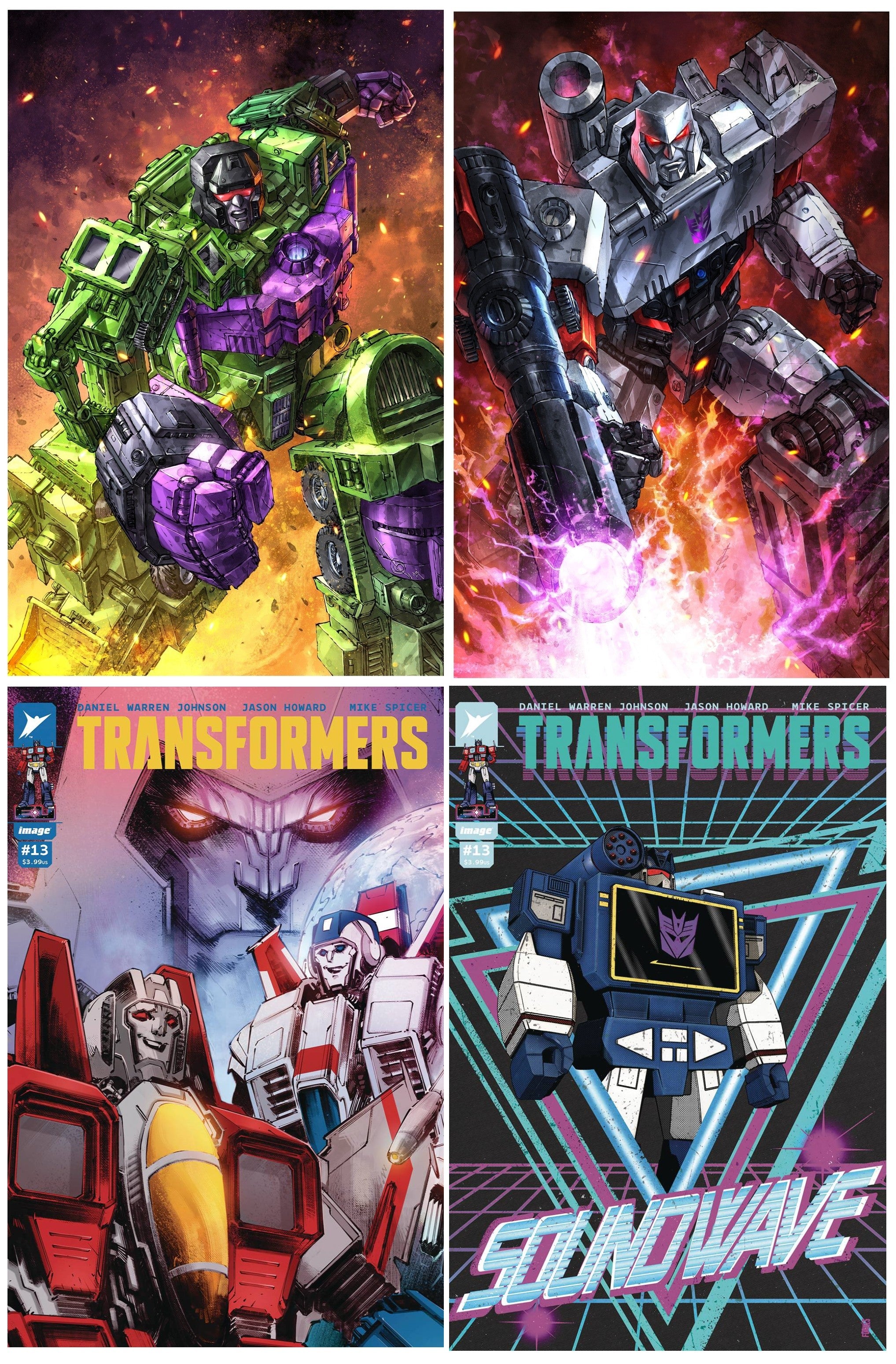 TRANSFORMERS #13 ALAN QUAH DEVASTATOR/MEGATRON VARIANT SET LIMITED TO ...
