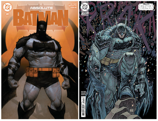 ABSOLUTE BATMAN #1 BEN OLIVER SPOT FOIL VARIANT LIMITED TO 800 COPIES + 1:25 VARIANT