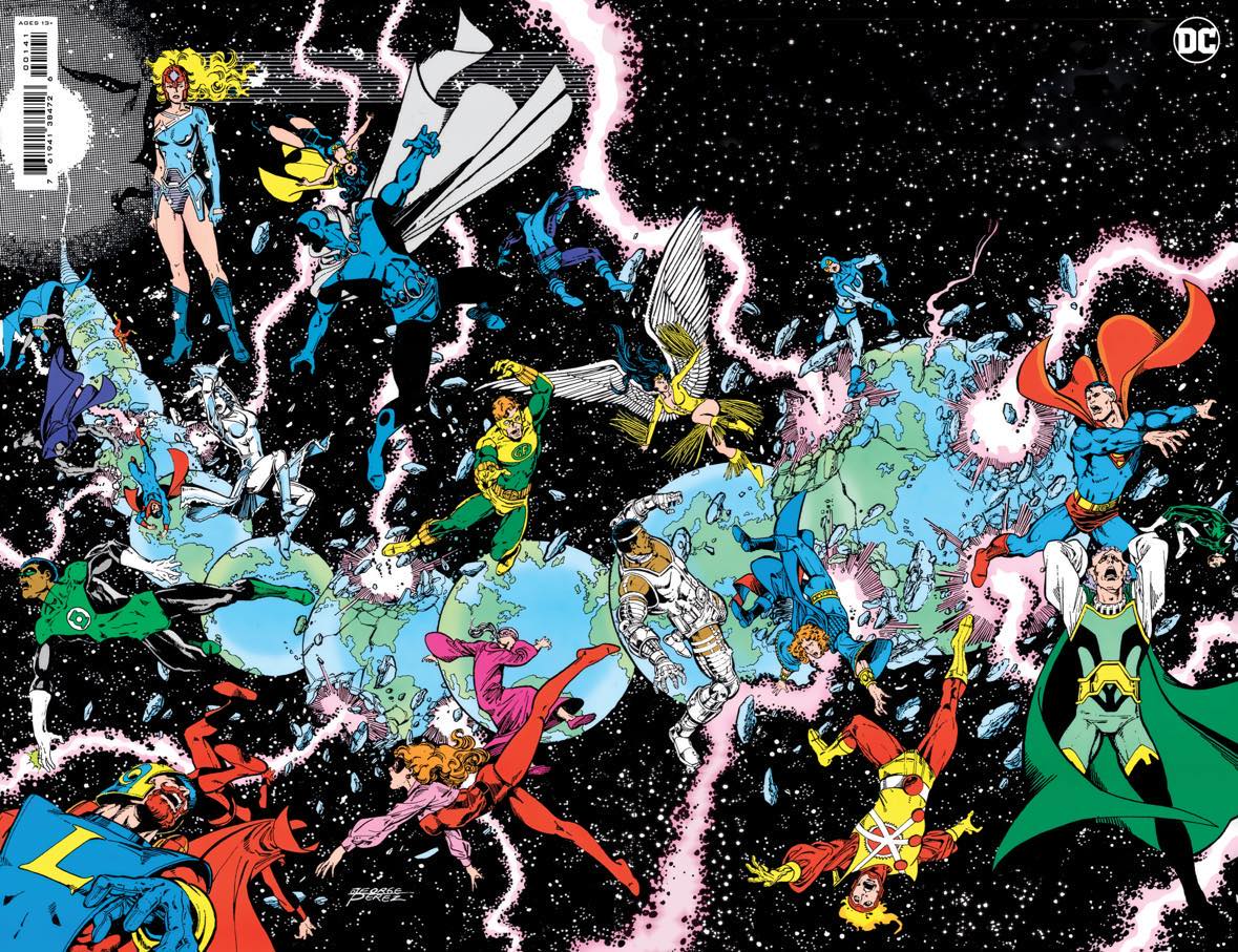 CRISIS ON INFINITE EARTHS #1 NYCC 2024 WRAPAROUND FOIL VIRGIN LIMITED TO 350 COPIES WITH NUMBERED COA – RAW & CGC OPTIONS