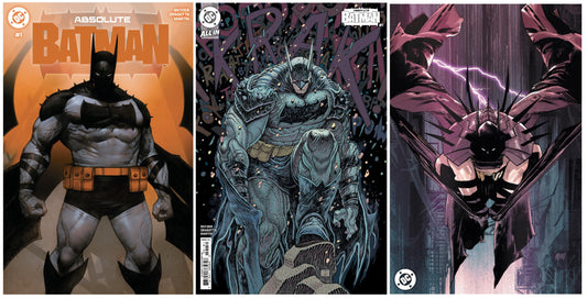 ABSOLUTE BATMAN #1 BEN OLIVER SPOT FOIL VARIANT LIMITED TO 800 COPIES + 1:25 & 1:50 VARIANTS