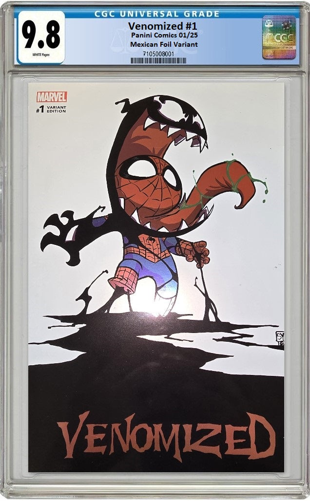 VENOMIZED #1 SKOTTIE YOUNG FOIL VARIANT LIMITED TO 1000 COPIES CGC 9.8 PREORDER