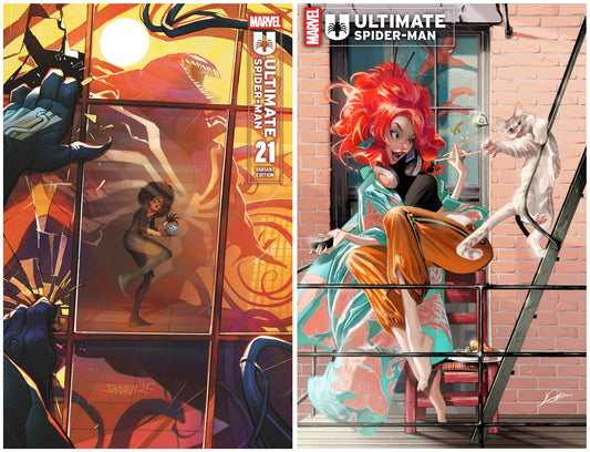 ULTIMATE SPIDER-MAN #21 SUPER RARE IVAN SHAVRIN VARIANT LIMITED TO 300 COPIES WITH NUMBERED COA + 1:25 VARIANT