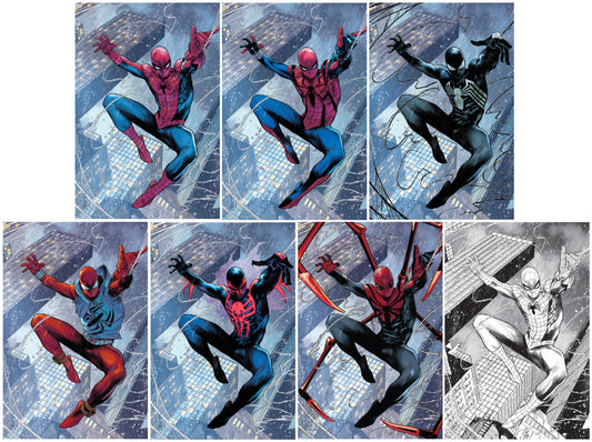 ULTIMATE SPIDER-MAN #1 MARCO CHECCHETTO TURKISH ULTRA RARE 7 COVER COSTUME VARIANT SET LIMITED TO 300 SETS
