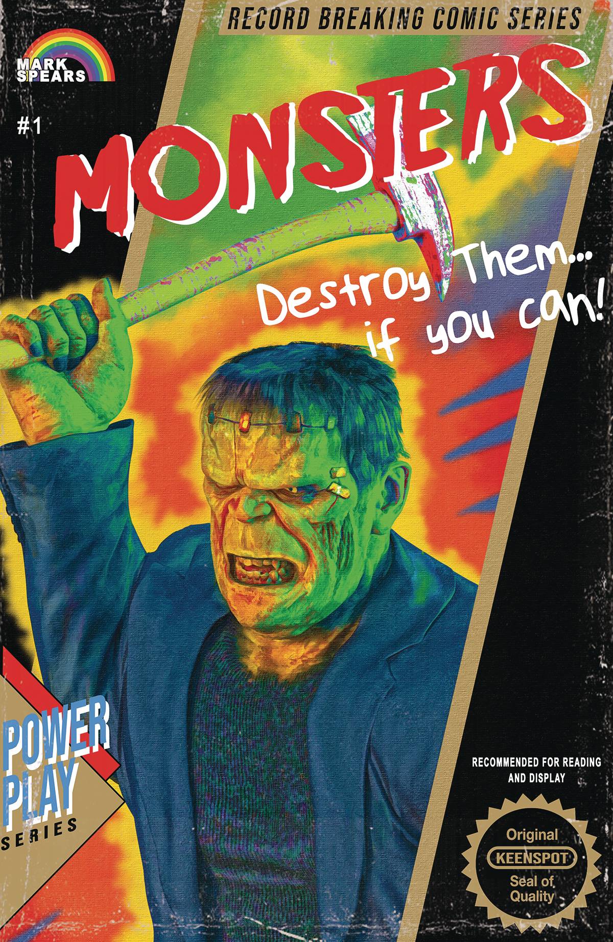 05/03/2025 MARK SPEARS MONSTERS #1 4TH PRINT 1:20 GAME HOMAGE VARIANT