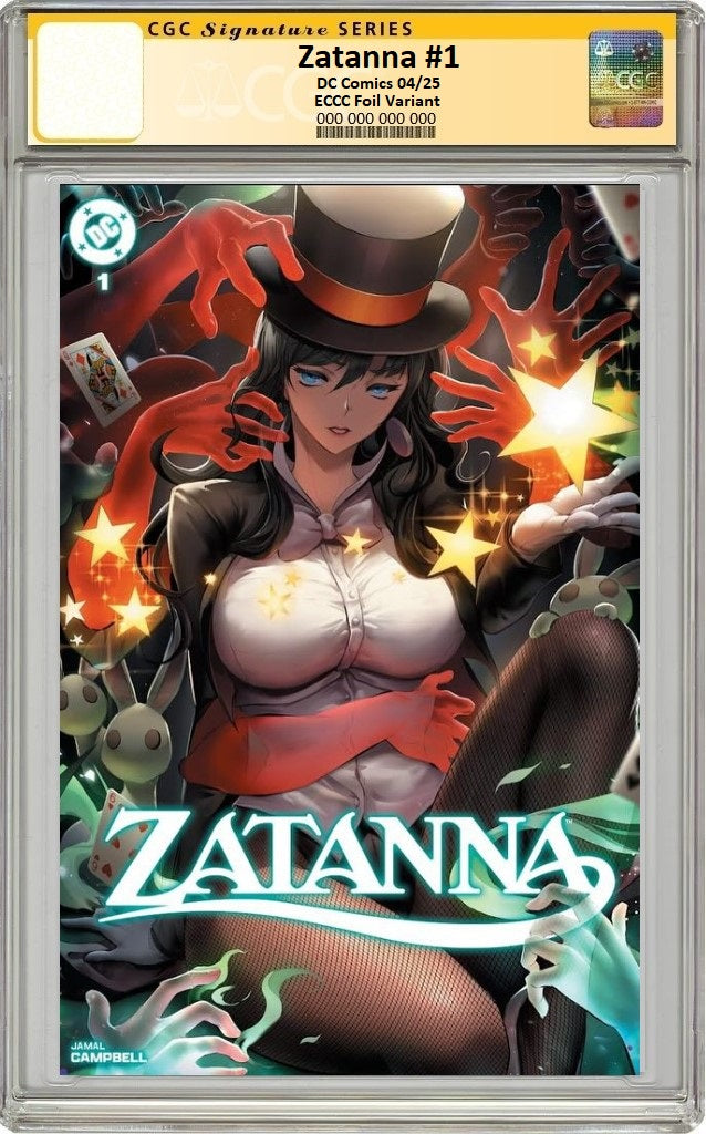 ZATANNA #1 RACHTA LIN FOIL ECCC 2025 VARIANT LIMITED TO 1000 COPIES - RAW & CGC OPTIONS