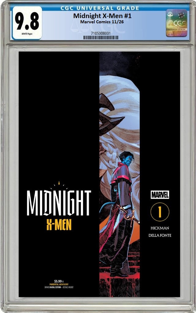 07/10/2026 MIDNIGHT X-MEN #1 CGC 9.8 PREORDER