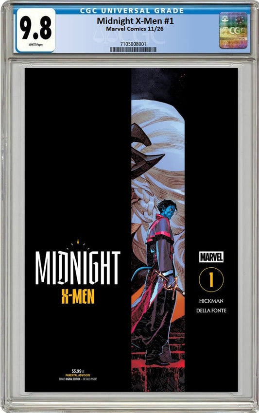 07/10/2026 MIDNIGHT X-MEN #1 CGC 9.8 PREORDER