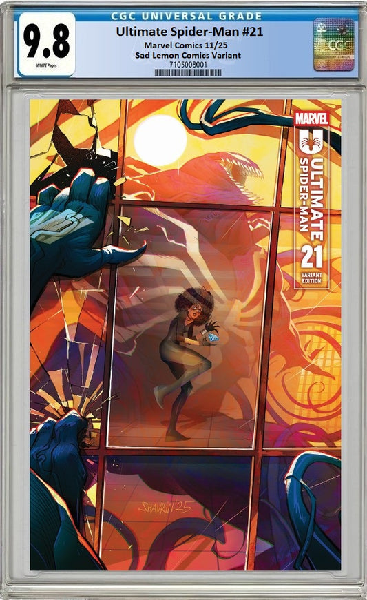 ULTIMATE SPIDER-MAN #21 SUPER RARE IVAN SHAVRIN VARIANT LIMITED TO 300 COPIES WITH NUMBERED COA CGC 9.8 PREORDER
