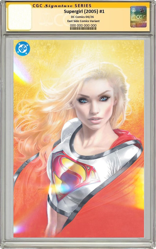 SUPERGIRL (2005) #1 NATALI SANDERS SECRET DROP MEGACON HOMAGE FOIL VARIANT LIMITED TO 400 COPIES CGC SS PREORDER