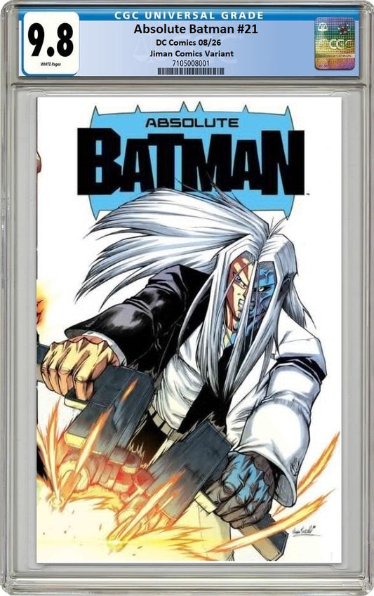 ABSOLUTE BATMAN #21 MARIO FACCILO WRAPAROUND TRADE DRESS VARIANT LIMITED TO 1000 COPIES CGC 9.8 PREORDER
